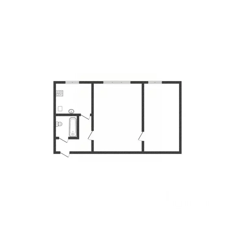2-к кв. Костромская область, Нерехта ул. Смирнова, 10 (37.6 м) - Фото 2