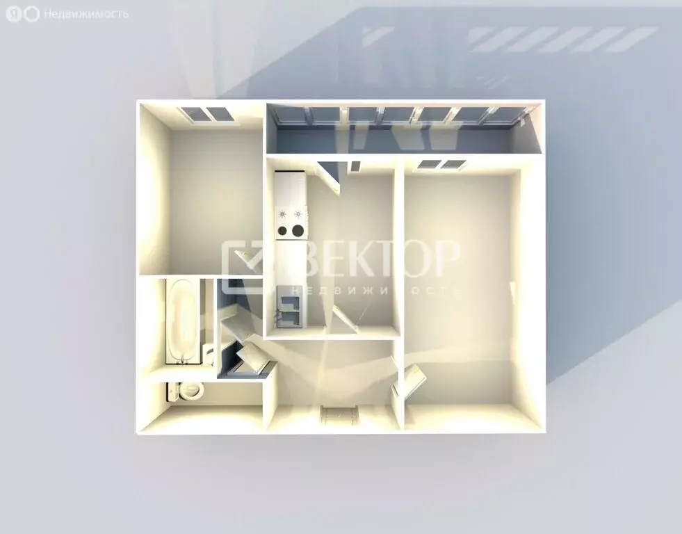 2-комнатная квартира: Ярославль, улица Труфанова, 21к2 (50.2 м) - Фото 2