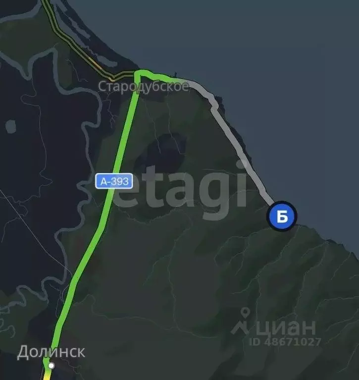 Участок в Сахалинская область, Долинский городской округ, с. ... - Фото 1