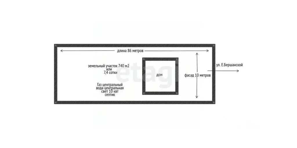 Участок в Краснодарский край, Краснодар ул. Имени Евдокии Бершанской ... - Фото 2
