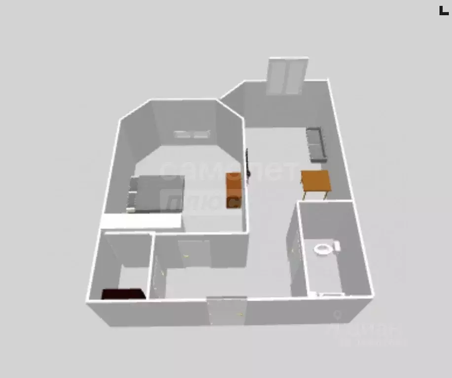 1-к кв. Оренбургская область, Оренбург Алтайская ул., 93/1 (37.2 м) - Фото 1