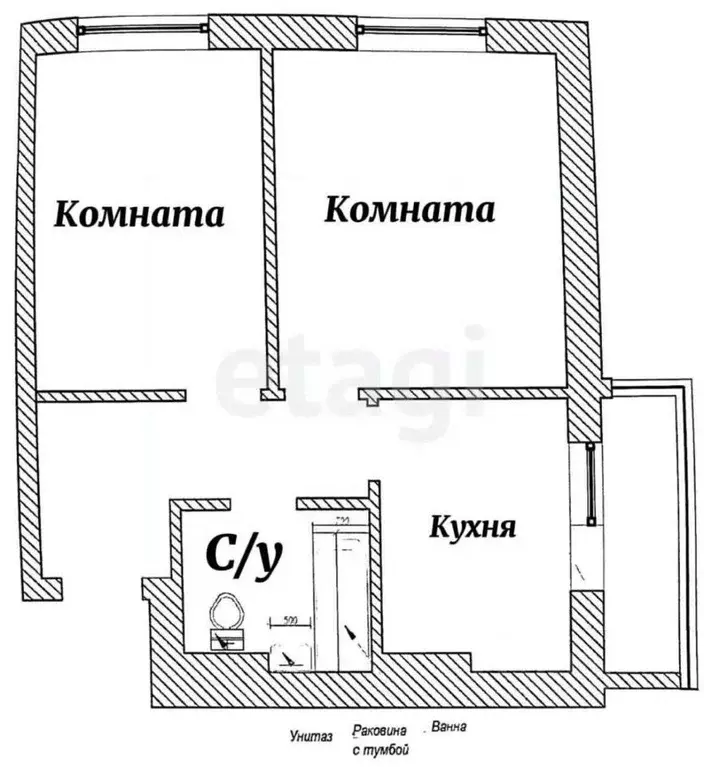 2-к кв. Приморский край, Владивосток ул. Майора Филипова, 5 (44.0 м) - Фото 1