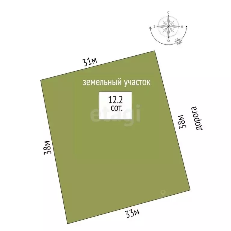 Участок в Оренбургская область, Матвеевский сельсовет, с. Матвеевка ... - Фото 1