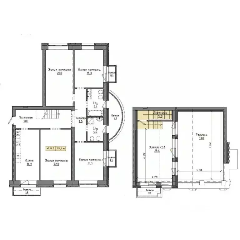 4-к кв. Алтайский край, Барнаул Интернациональная ул., 81 (176.4 м) - Фото 0