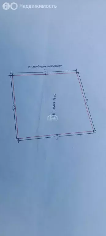 Участок в городской округ Тамбов, посёлок Тригуляй (10 м) - Фото 1