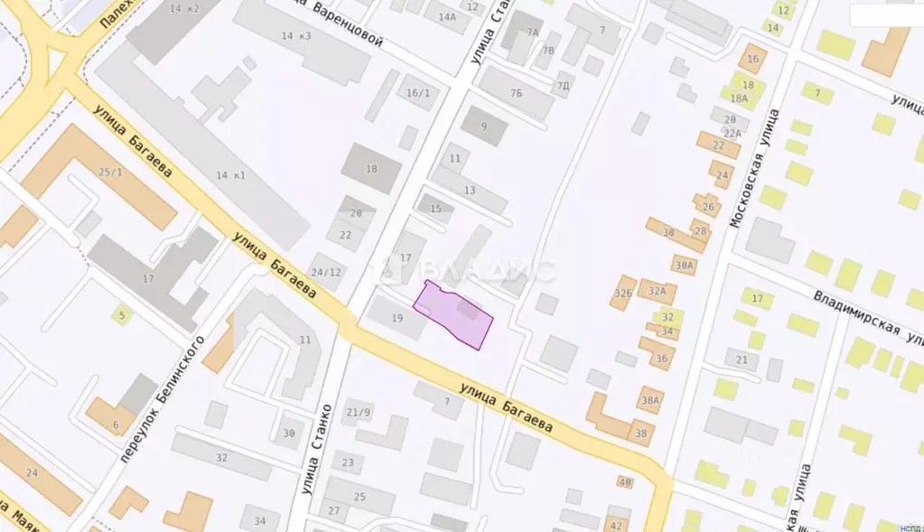 Участок в Ивановская область, Иваново ул. Багаева, 6А (11.2 сот.) - Фото 2