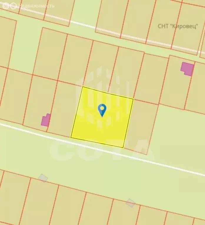 Участок в Воронеж, СНТ Кировец, 155 (13.67 м) - Фото 2