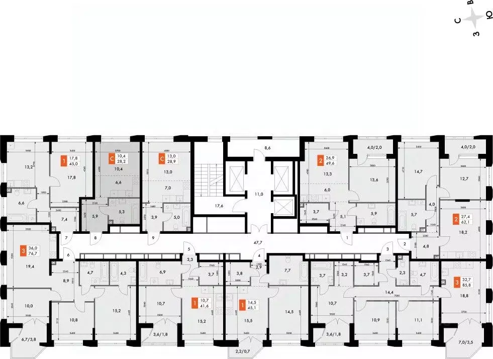 Студия Нижегородская область, Нижний Новгород Черниговская ул. (28.2 ... - Фото 1