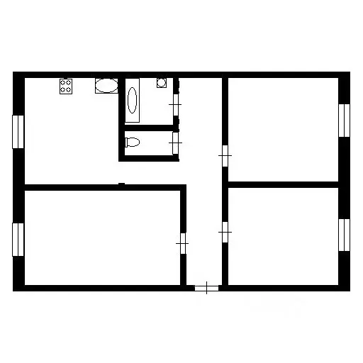 3-к кв. иркутская область, усть-илимск просп. мира, 65 (56.0 м) - Фото 1