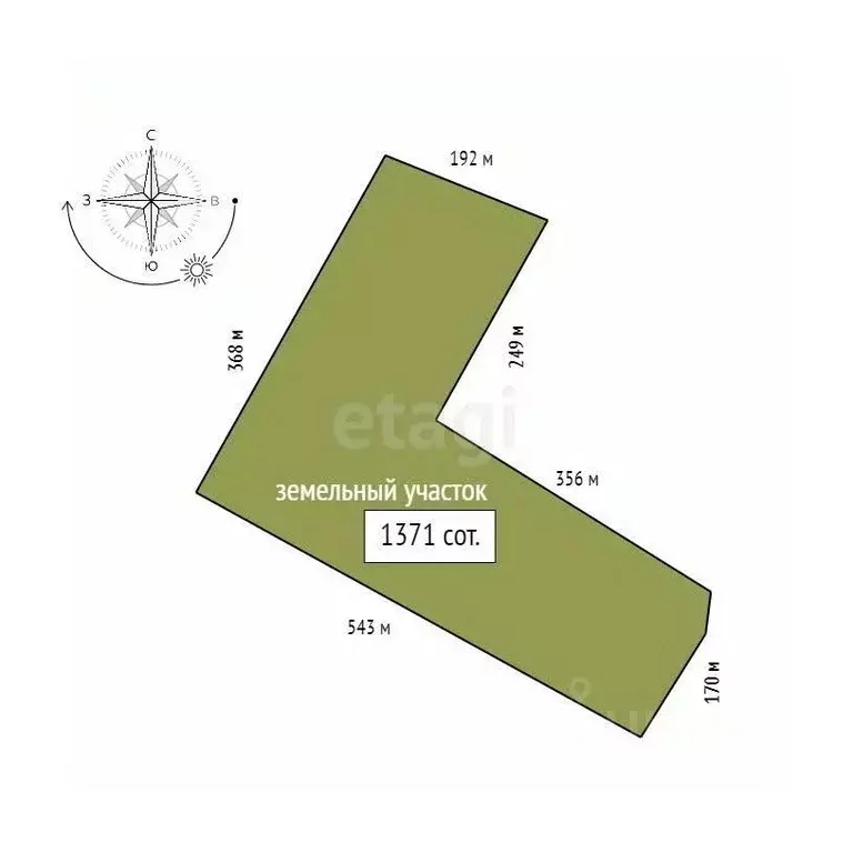 Участок в Красноярский край, Красноярск городской округ, пос. Солонцы  ... - Фото 2