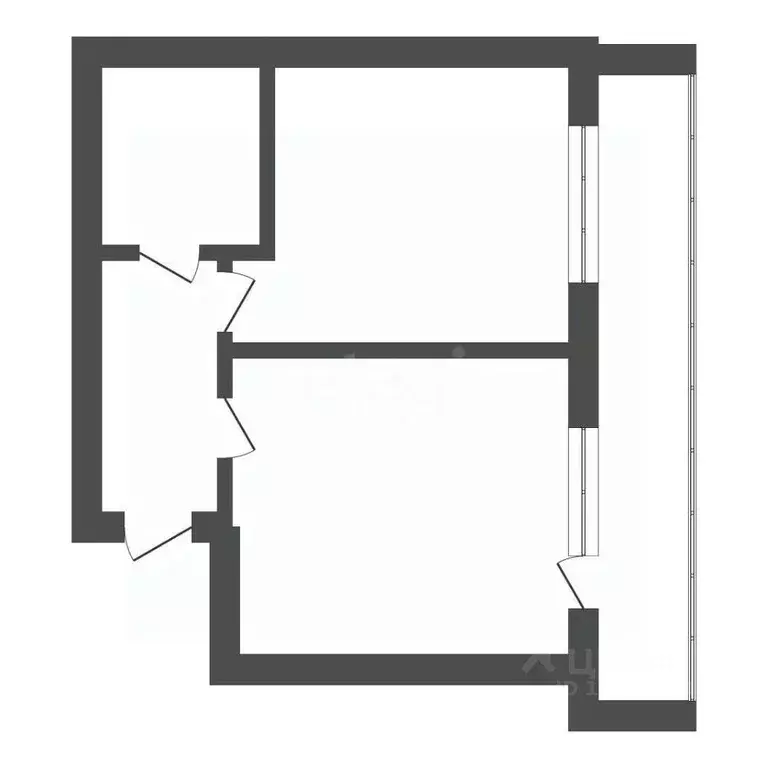 1-к кв. Амурская область, Благовещенский район, с. Чигири Центральная ... - Фото 2