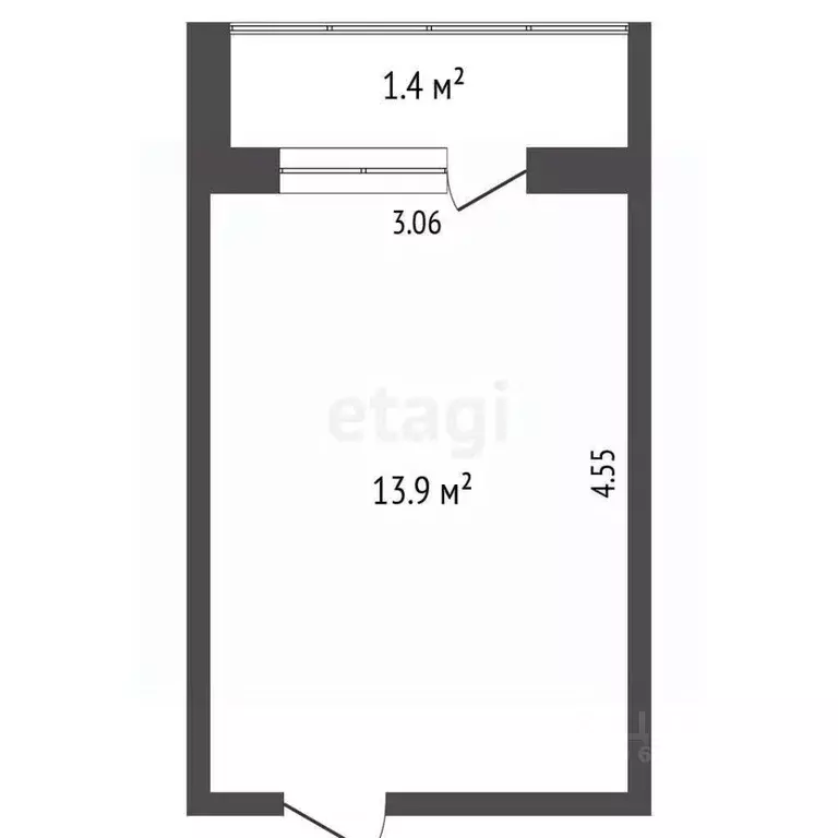 Комната Мордовия, Саранск ул. Косарева, 25 (13.9 м) - Фото 1