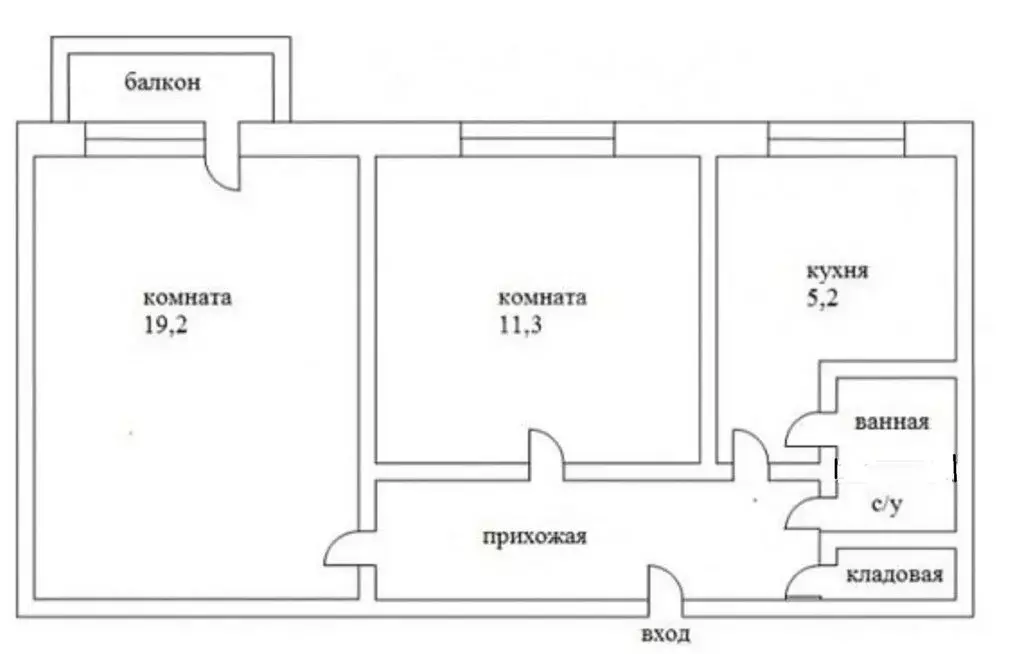 1-комнатная квартира: Арсеньев, Октябрьская улица, 28Б (43 м) - Фото 1