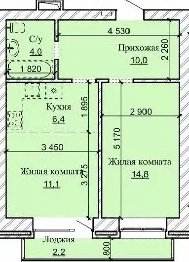 2-к кв. Алтайский край, Барнаул городской округ, Южный рп ул. Герцена, ... - Фото 0