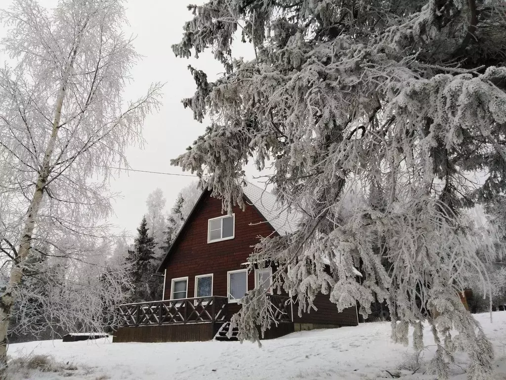 Дом в Карелия, Пряжинский район, Эссойльское с/пос, пос. Сяпся ул. ... - Фото 1