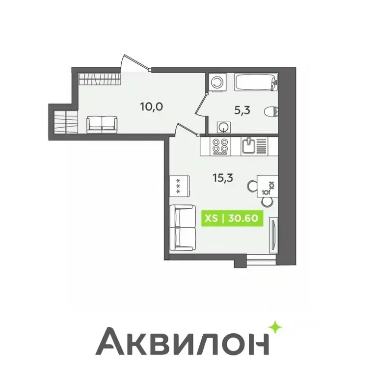 Студия Санкт-Петербург Московский просп., 71к3 (30.6 м) - Фото 0