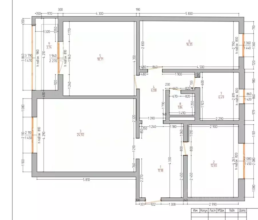 3-к кв. Оренбургская область, Оренбург ул. Аксакова, 20Б (100.28 м) - Фото 1