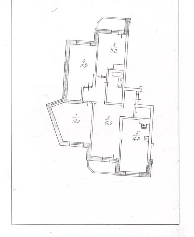 4-к. квартира, 90,9 м, 9/10 эт. - Фото 0