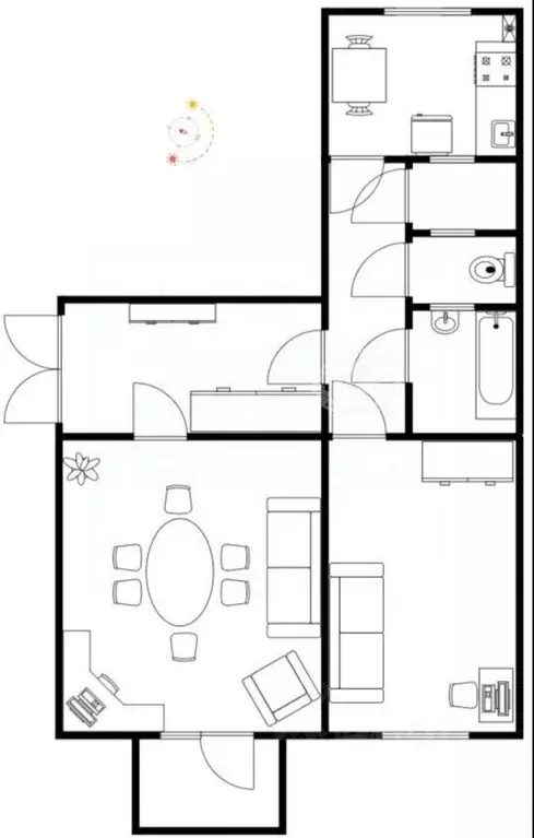 2-к кв. Ростовская область, Таганрог Восточная ул., 41 (52.9 м) - Фото 2