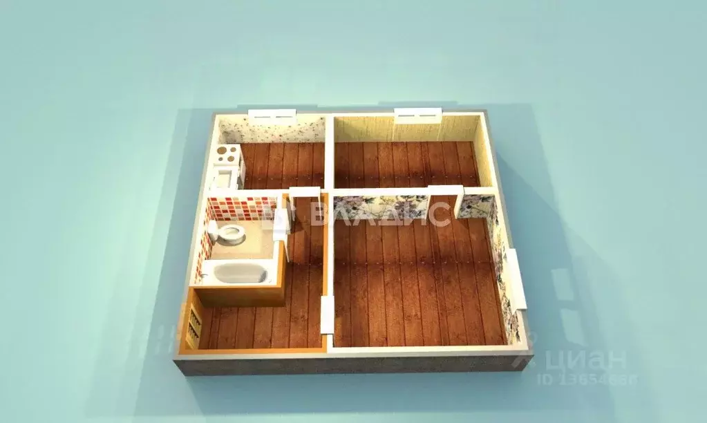 2-к кв. Иркутская область, Ангарск 106-й кв-л, 1 (48.0 м) - Фото 2