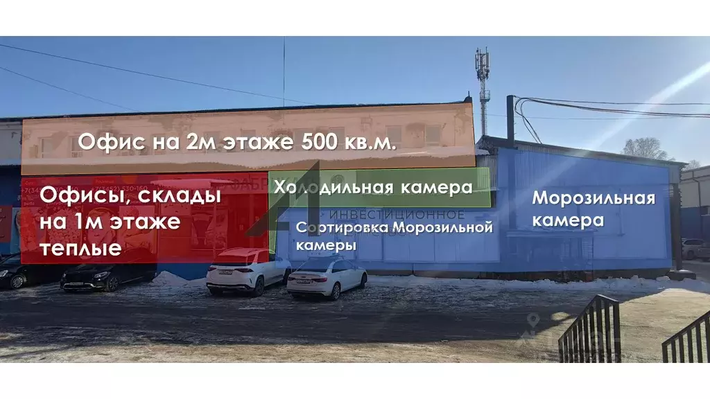 Склад в Тюменская область, Тюмень Аккумуляторная ул., 1/3 (211 м) - Фото 1