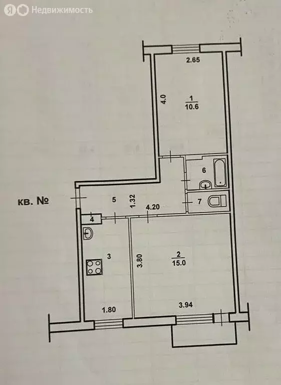 2-комнатная квартира: Волжский, улица Александрова, 10 (43 м) - Фото 1