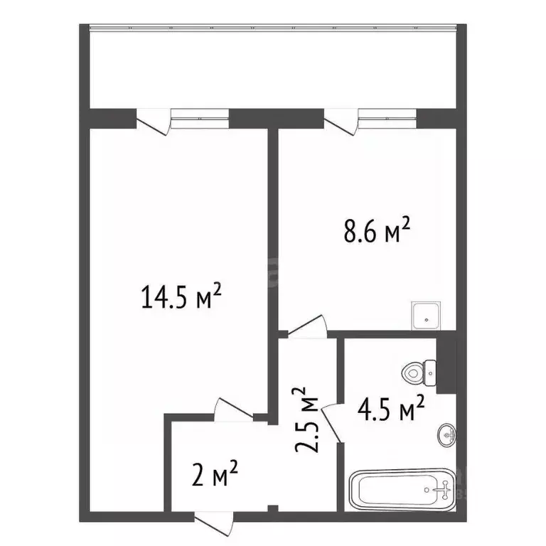 1-к кв. Красноярский край, Красноярск просп. 60 лет Образования СССР, ... - Фото 2