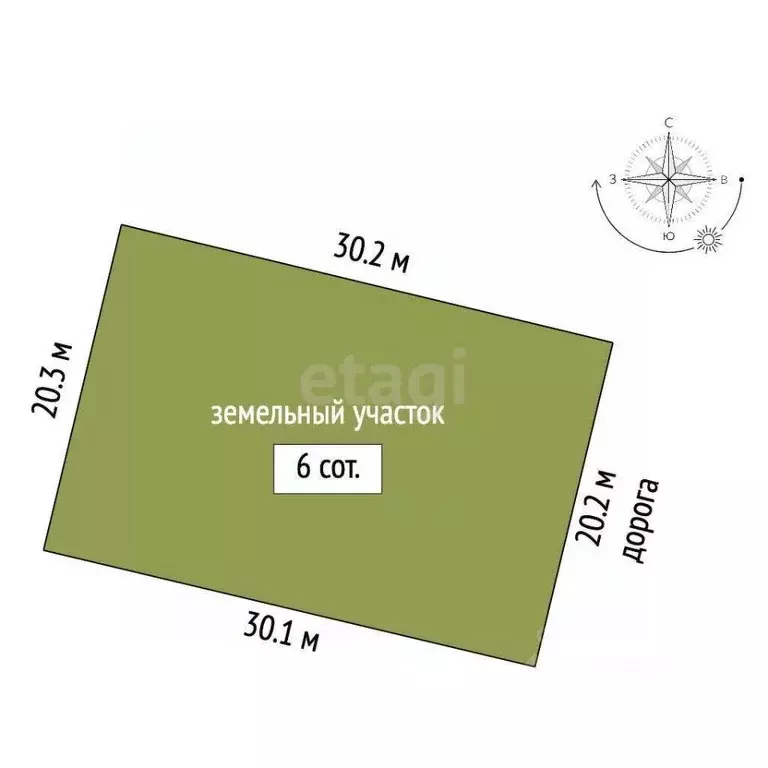 Участок в Крым, Ленинский район, Семисотское с/пос, с. Каменское ул. ... - Фото 2
