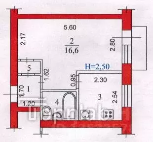 1-к кв. Волгоградская область, Волгоград Новороссийская ул., 47 (28.1 ... - Фото 2
