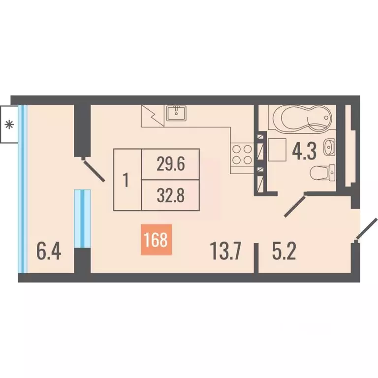 1-к кв. Приморский край, Надеждинский район, с. Вольно-Надеждинское ... - Фото 1