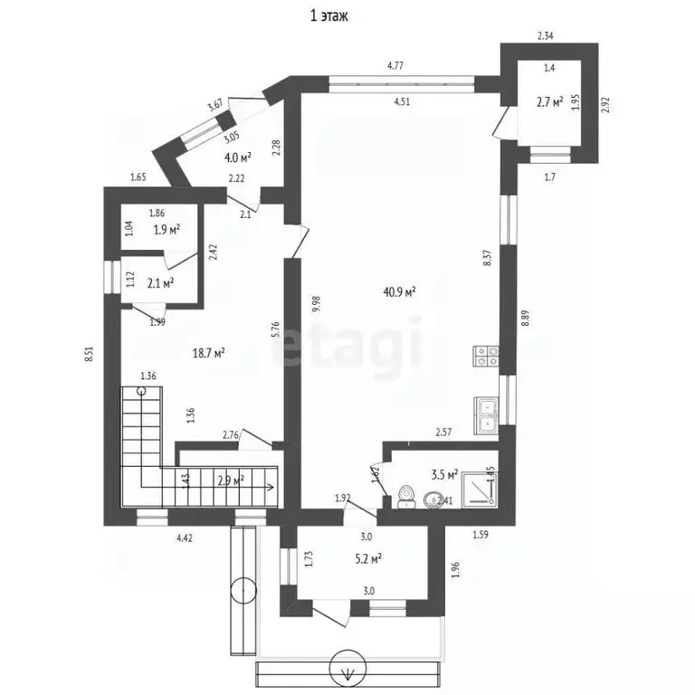 Дом в Ямало-Ненецкий АО, Новый Уренгой ул. 2-я Профсоюзная, 4 (158 м) - Фото 2