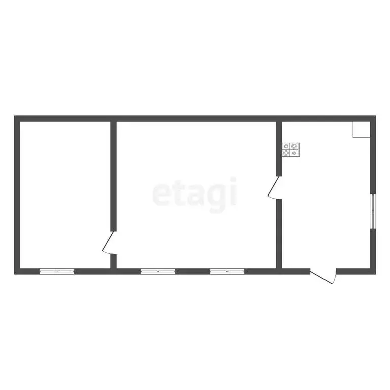 Дом в посёлок Родники, Молодёжная улица (48 м) - Фото 2