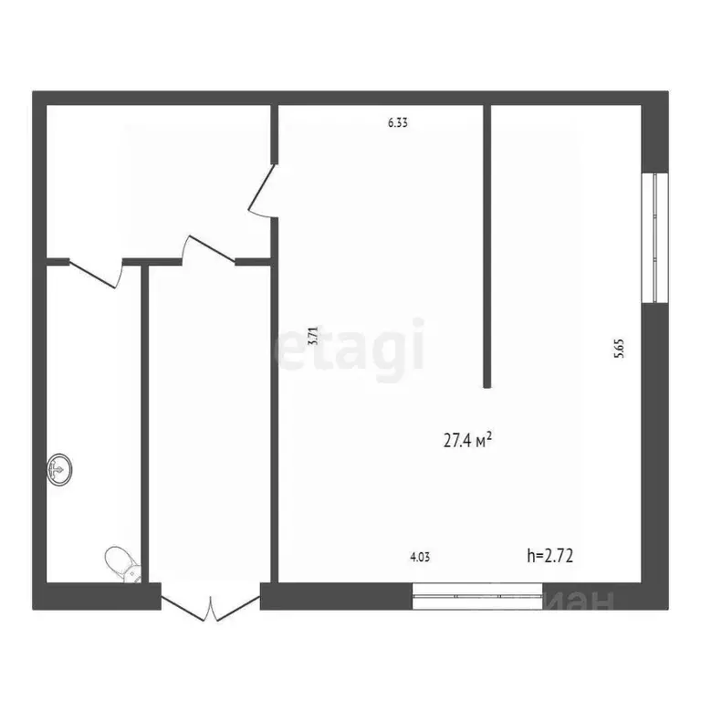 Офис в Красноярский край, Красноярск ул. Бограда, 113 (25 м) - Фото 2