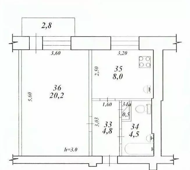 1-к кв. Хабаровский край, Комсомольск-на-Амуре ул. Дзержинского, 24 ... - Фото 1