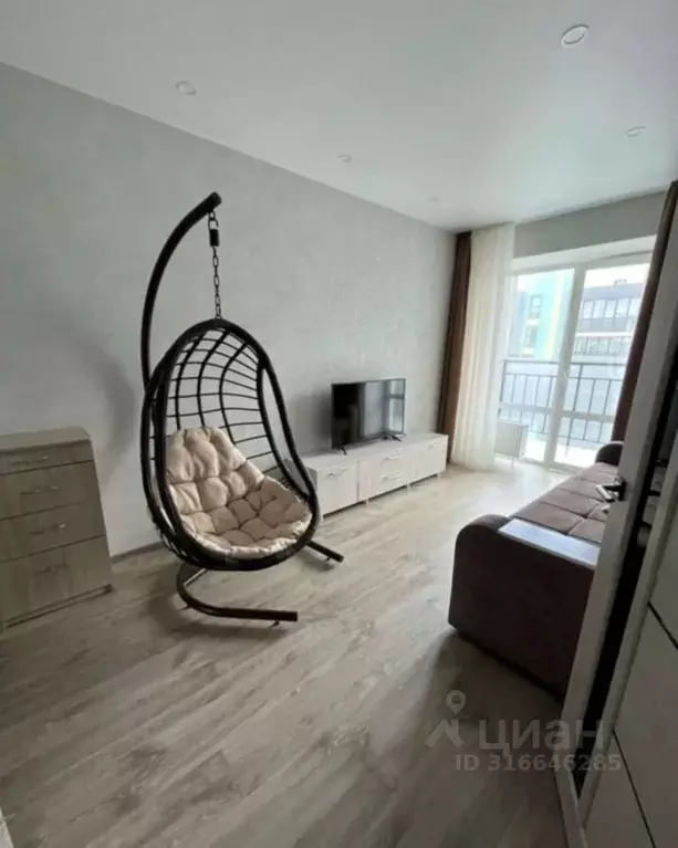 1-к кв. Татарстан, Казань ул. Николая Ершова, 66В (38.0 м) - Фото 0