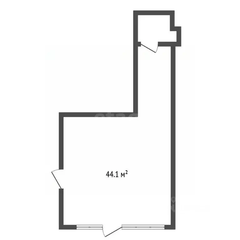 Торговая площадь в Тюменская область, Тюмень ул. Федюнинского, 12 (44 ... - Фото 1