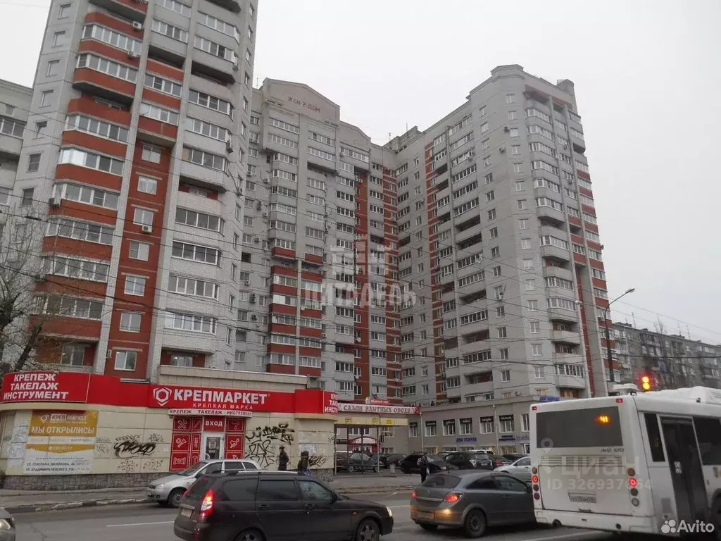 2-к кв. Воронежская область, Воронеж ул. Хользунова, 60б (57.9 м) - Фото 1