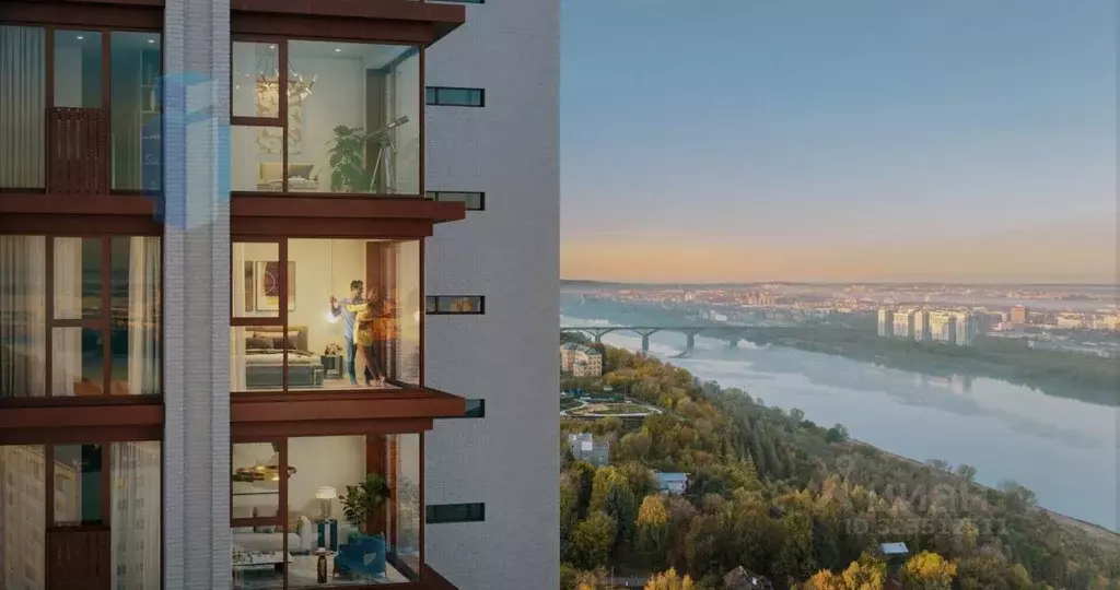 1-к кв. Нижегородская область, Нижний Новгород Верен Плейс Одесская ... - Фото 2