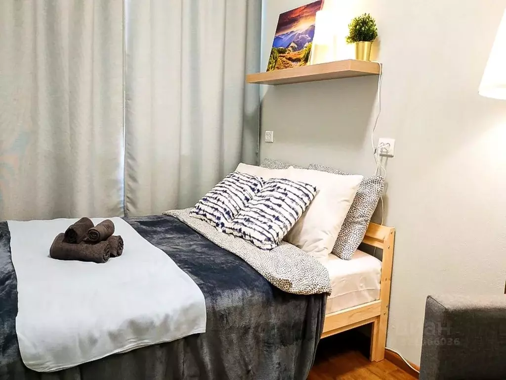 1-к кв. Новосибирская область, Новосибирск ул. Серафимовича, 1/4 (27.0 ... - Фото 0