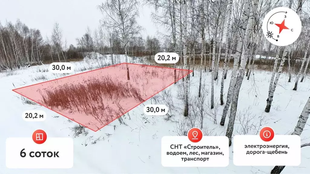 Участок в Тюменская область, Тюменский муниципальный округ, Милан кп  ... - Фото 1