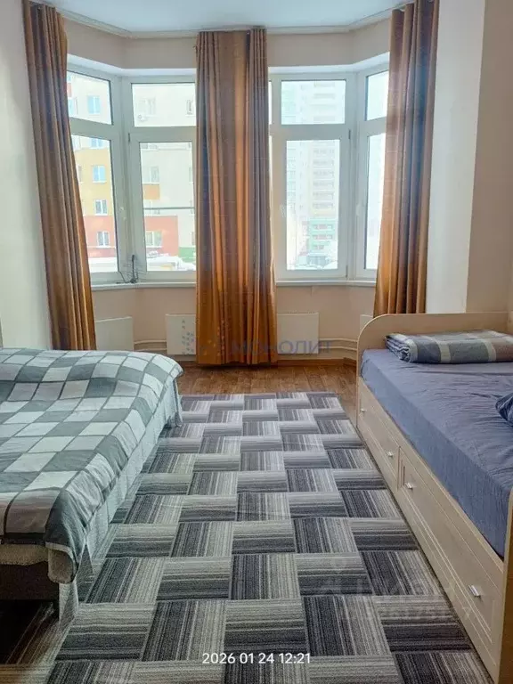 1-к кв. Нижегородская область, Нижний Новгород ул. академика Сахарова, ... - Фото 2