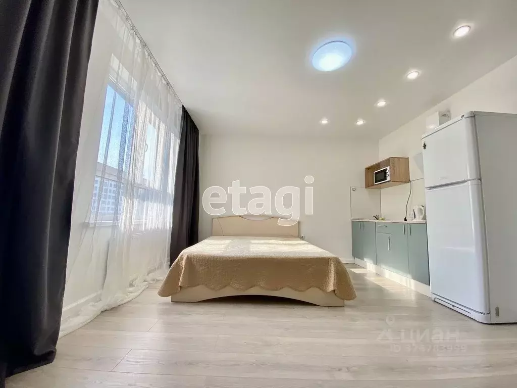 Студия Тюменская область, Тюмень ул. Павла Никольского, 4 (27.1 м) - Фото 2