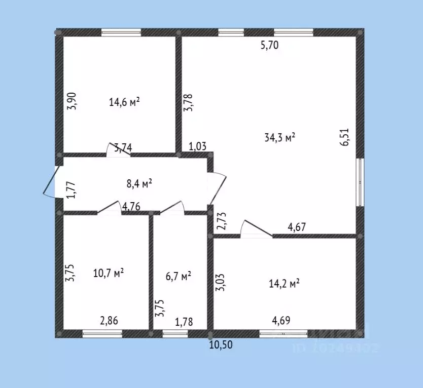 Дом в Башкортостан, Иглинский район, Акбердинский сельсовет, с. ... - Фото 2