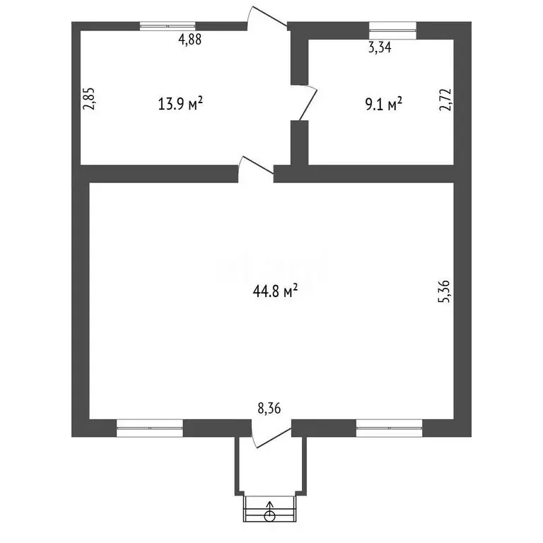 Дом в Тамбовка, Северная улица (74.4 м) - Фото 0