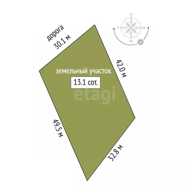 Участок в Москва Тимуркино ТСН, 86 (13.11 сот.) - Фото 2