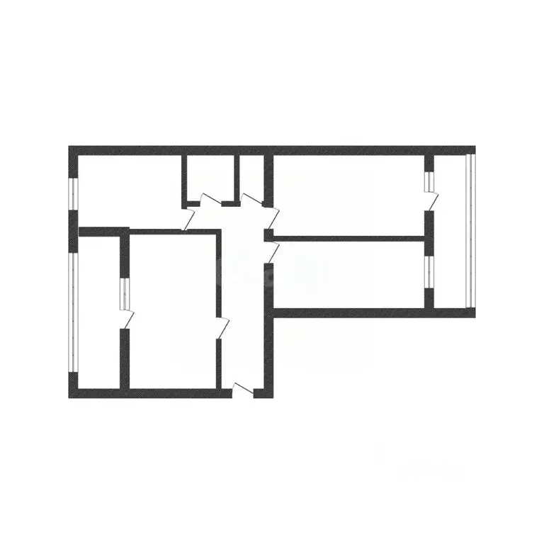 3-к кв. Курганская область, Курган ул. Василия Блюхера, 7 (62.0 м) - Фото 2