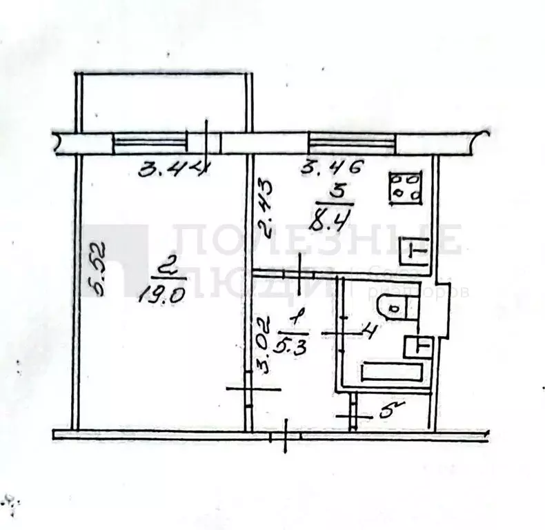 1-комнатная квартира: Великий Новгород, Псковский район, Славянская ... - Фото 1
