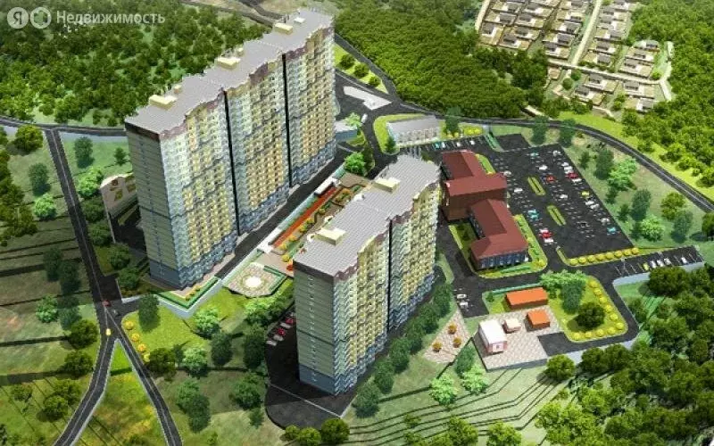 1-комнатная квартира: Хабаровск, улица Салтыкова-Щедрина, 1/1А (45 м) - Фото 1