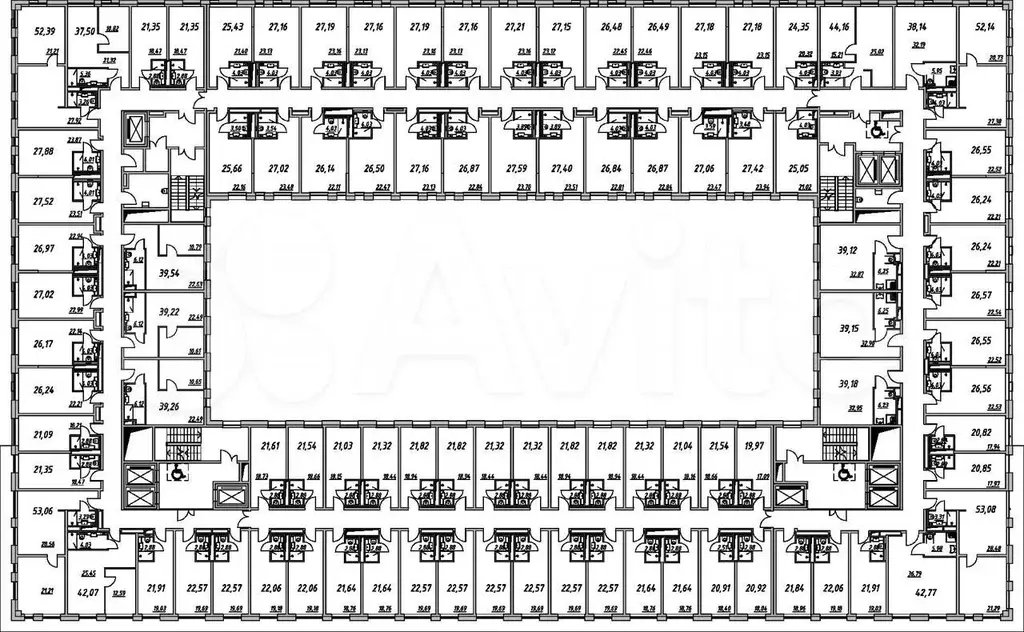 Апартаменты-студия, 21,6м, 7/12эт. - Фото 1