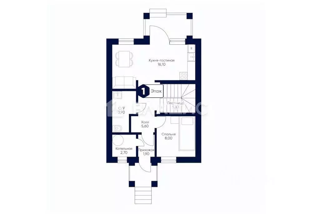 3-к кв. Московская область, Дмитровский муниципальный округ, с. ... - Фото 2